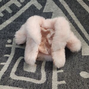 Rainbow High Sabrina St Cloud Diva Vision Pink Fuzzy Faux Fur Satin Lined Jacket